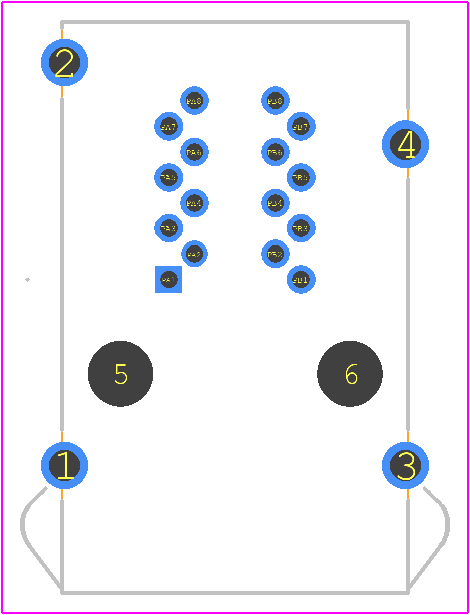 2301997-2 - TE Connectivity PCB footprint - Other - Other - 2301997-2-2