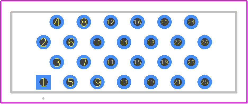 5111595-6 - TE Connectivity PCB footprint - Other - Other - 5111595-6-1