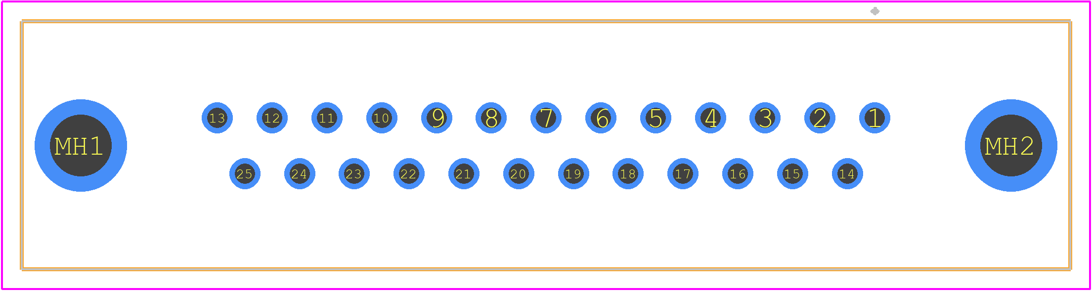 5748612-1 - TE Connectivity PCB footprint - Other - Other - 5748612-1-2