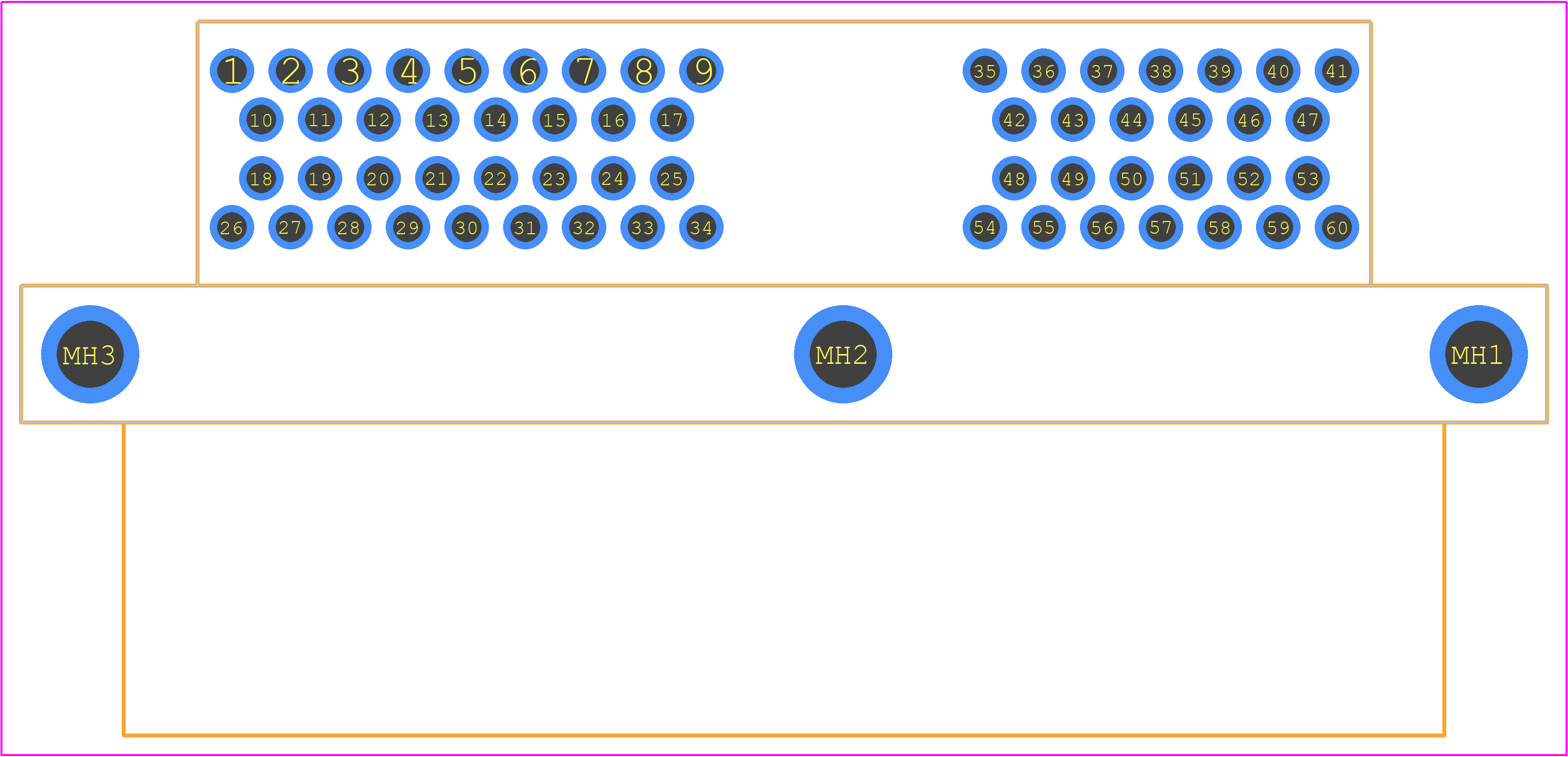 6437288-3 - TE Connectivity PCB footprint - Other - Other - 6437288-3