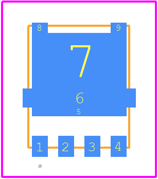 NTMFS0D55N03CGT1G - onsemi PCB footprint - Other - Other - DFN5 5x6, 1.27P (SO−8FL) CASE 506EZ ISSUE A
