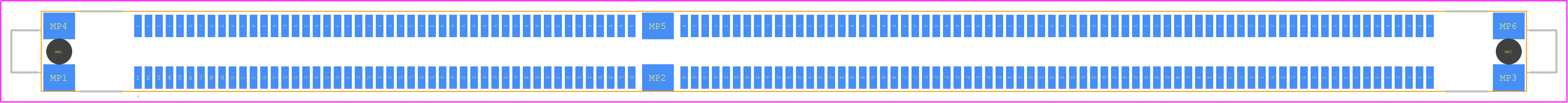 10079248-13303LF - Amphenol PCB footprint - Other - Other - 10079248-13303LF-4