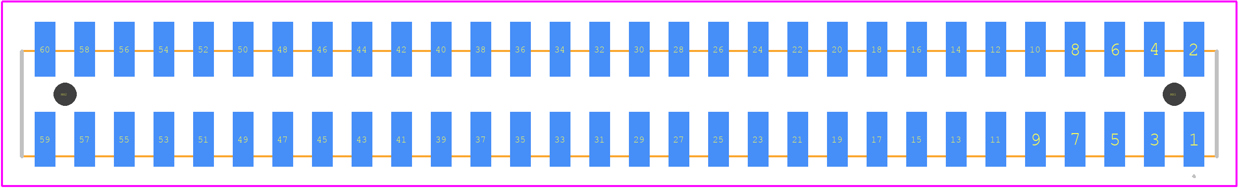 S2M-130-02-L-D-LC-K - SAMTEC PCB footprint - Other - Other - S2M-130-02-L-D-LC-K-2