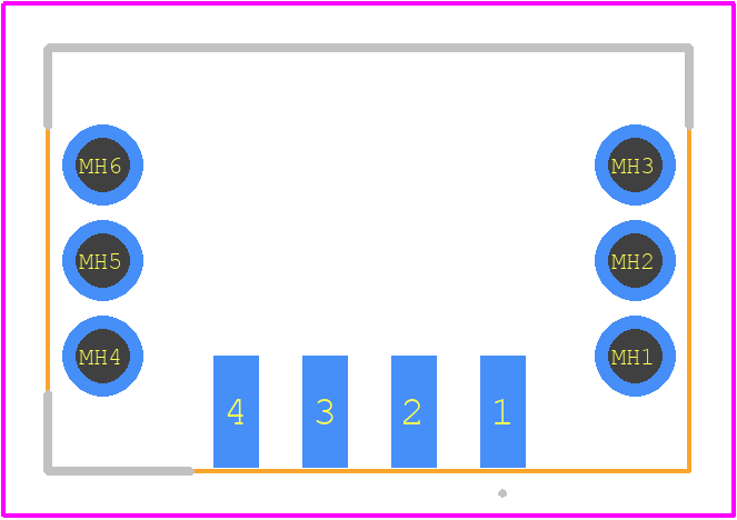 GT8E-4P-2V(55) - Hirose PCB footprint - Other - Other - GT8E-4P-2V(55)-2