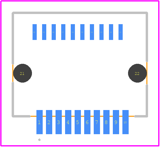 2378765-1 - TE Connectivity PCB footprint - Other - Other - 2378765-1-1