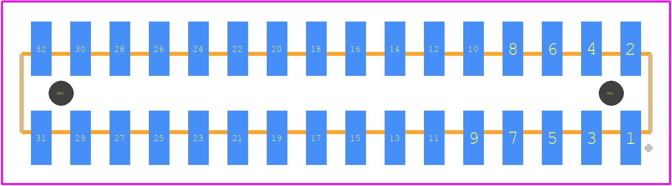 SMM-116-02-H-D-LC - SAMTEC PCB footprint - Other - Other - SMM-116-02-H-D-LC-4