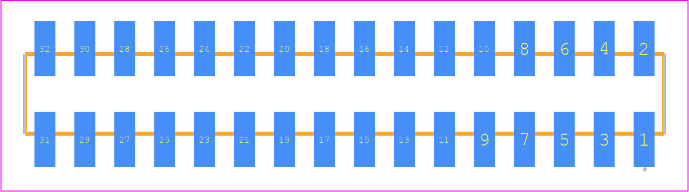 SMM-116-02-L-D-TR - SAMTEC PCB footprint - Other - Other - SMM-116-02-XX-D-TR