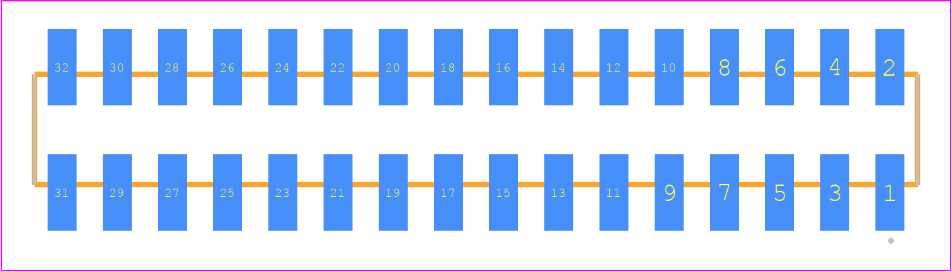 SMM-116-02-S-D - SAMTEC PCB footprint - Other - Other - SMM-116-02-XX-D