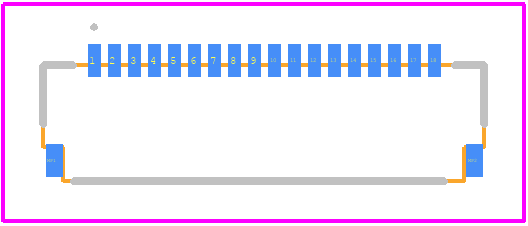 0.5K-HX-18PWB - HDGC PCB footprint - Other - Other - 0.5K-HX-18PWB-3