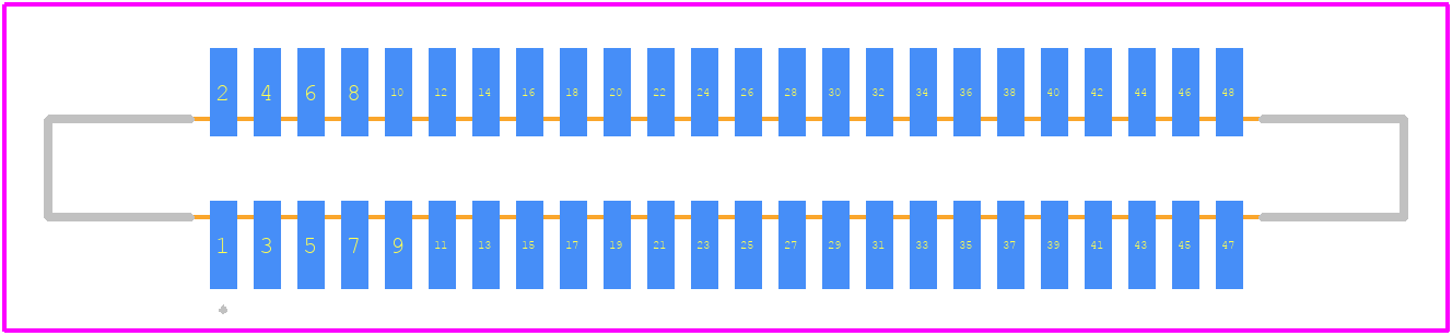 FFC3A20-24-G - GCT (GLOBAL CONNECTOR TECHNOLOGY) PCB footprint - Other - Other - FFC3A20-24-G-1