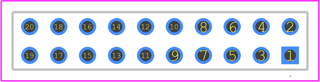 BLG2X10 - Econ Connect PCB footprint - Other - Other - BLG2X10-3