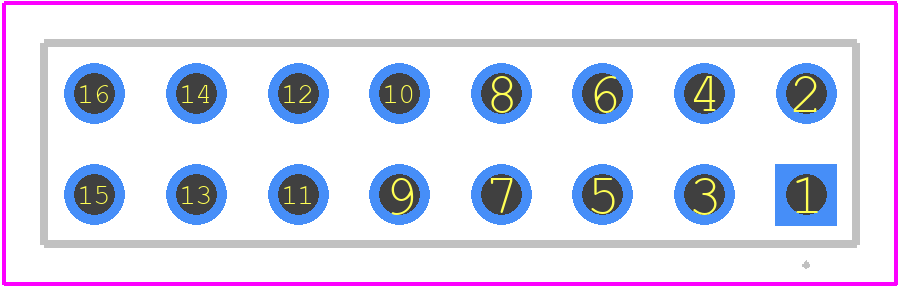 BLG2X8 - Econ Connect PCB footprint - Other - Other - BLG2X8-1