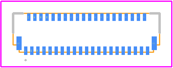 1-2040832-6 - TE Connectivity PCB footprint - Other - Other - 1-2040832-6-1