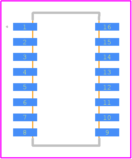 4816P-T02-153LF - Bourns PCB footprint - Other - Other - 16-SOM