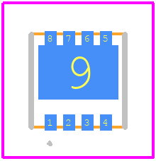 MCGWF45P04HE3-TP - MCC PCB footprint - Other - Other - DFN3333-8(SWF)_24