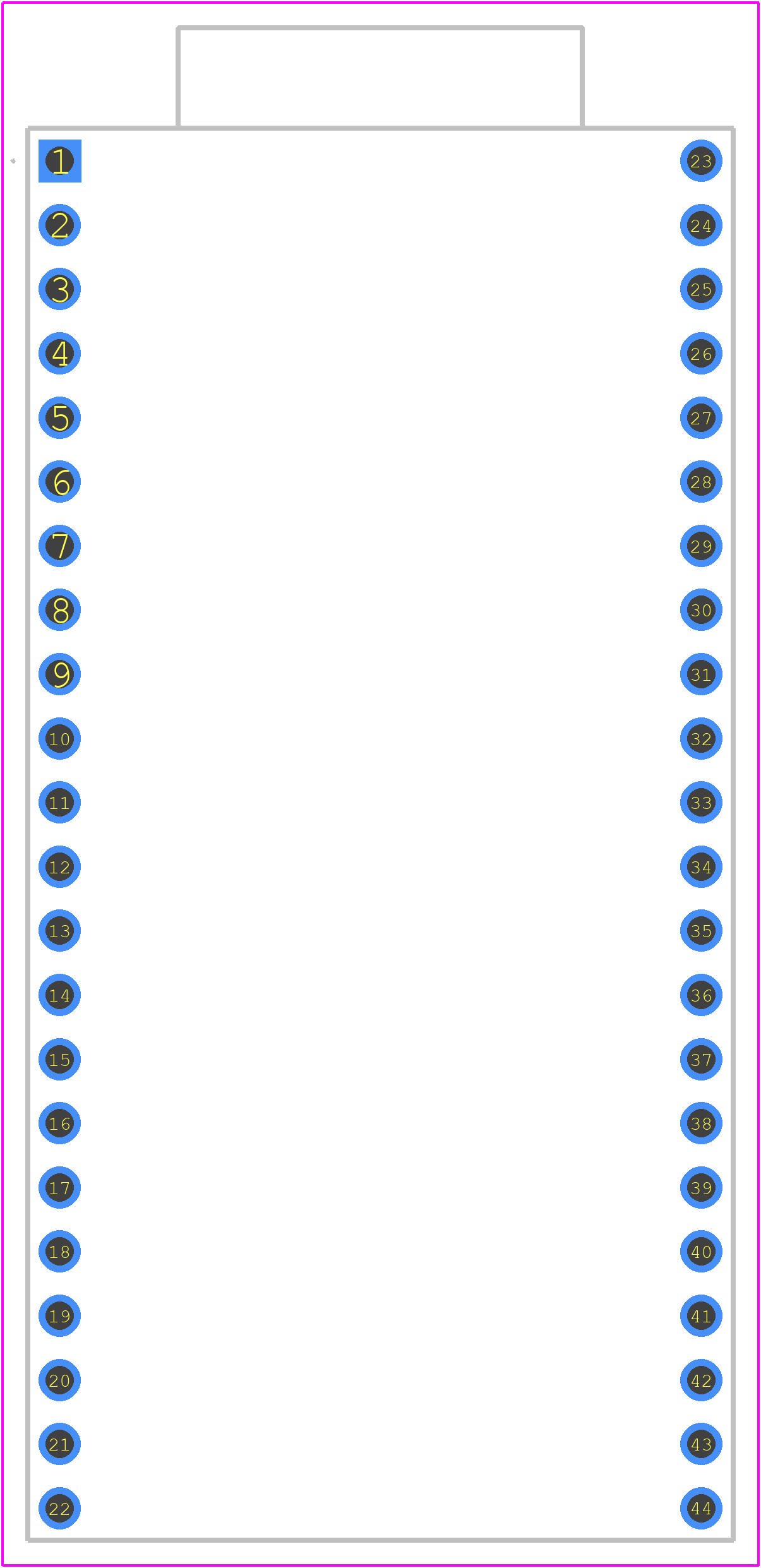 ESP32-S3-DevKit-Lipo - Olimex Ltd. PCB footprint - Other - Other - ESP32-S3-DevKit-Lipo-1
