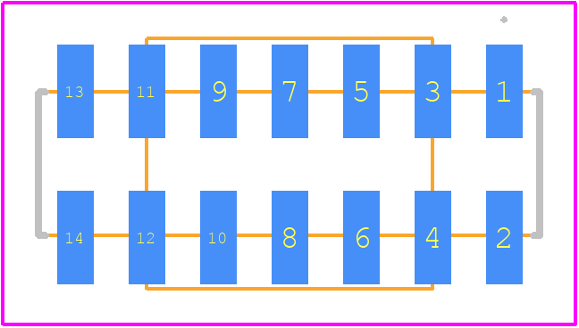 57202-F52-07ALF - Amphenol PCB footprint - Other - Other - 57202-F52-07ALF-2