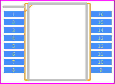 WK2132-ISSG - WEIKAI PCB footprint - Small Outline Packages - Small Outline Packages - SSOP16