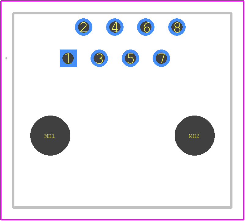 RJ45GP - Ninigi PCB footprint - Other - Other - RJ45GP-1