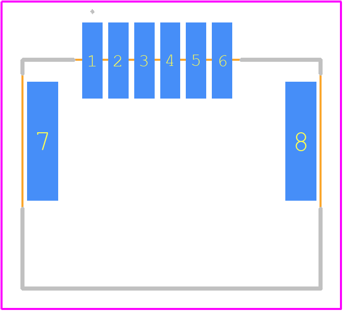 2339206-6 - TE Connectivity PCB footprint - Other - Other - 2339206-6-1
