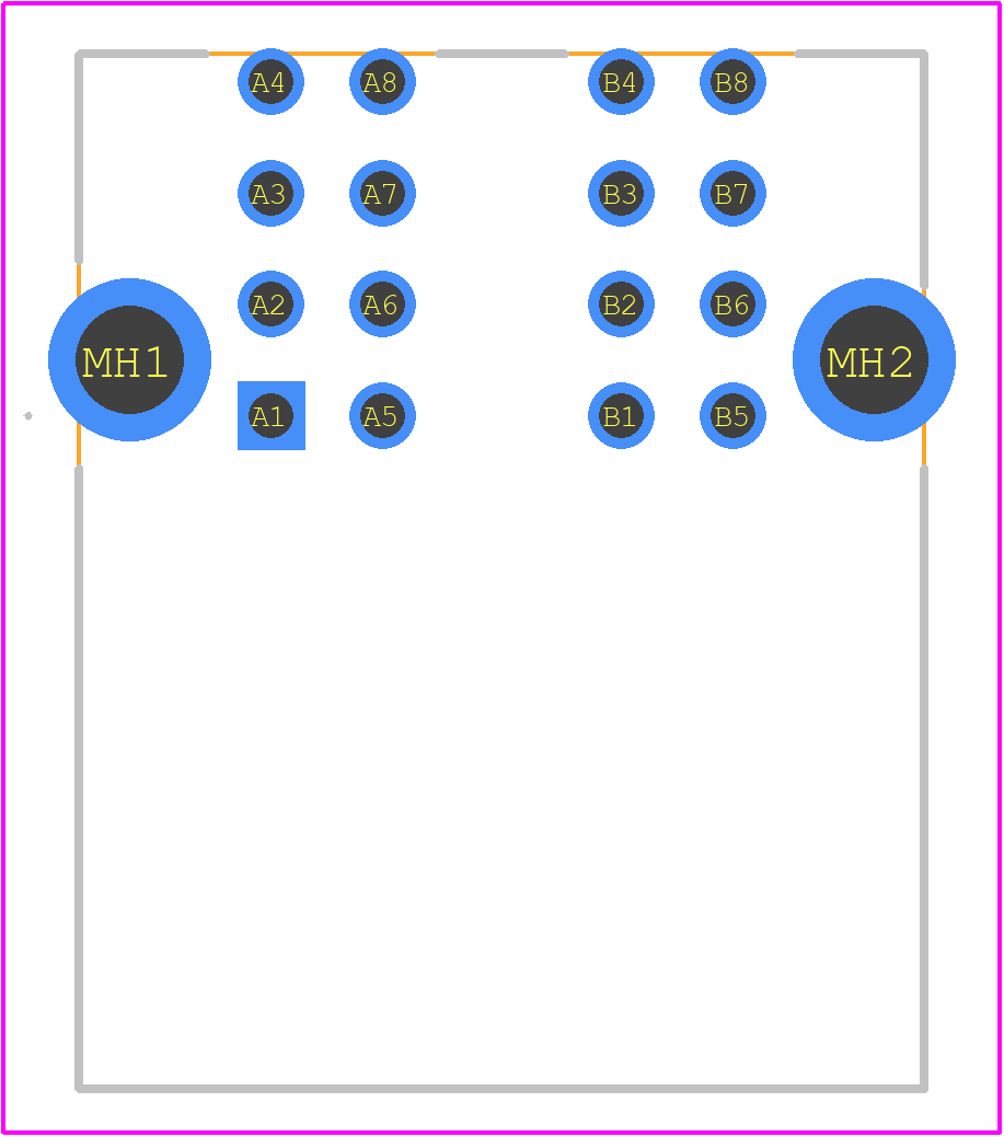 2332664-1 - TE Connectivity PCB footprint - Other - Other - 2332664-1