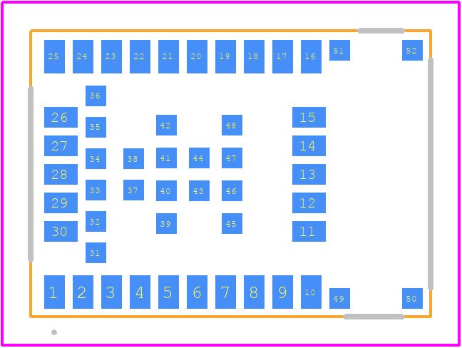 NINA-W156 - u-blox PCB footprint - Other - Other - 36-SMD Module