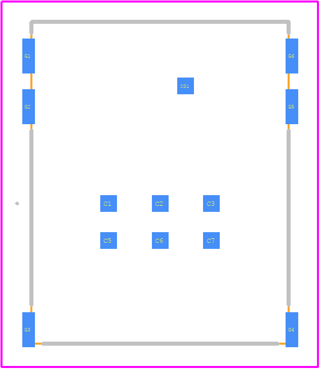 NSIM-8-B - Same Sky PCB footprint - Other - Other - NSIM-8-B-1