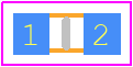SF-0603SP150R-2 - Bourns PCB footprint - Fuses Chip - Fuses Chip - SF-06032222