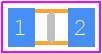 0603X7R104KT2AT - Kyocera AVX PCB footprint - Capacitor Chip Non-polarised - Capacitor Chip Non-polarised - (1608)0603_2025-1
