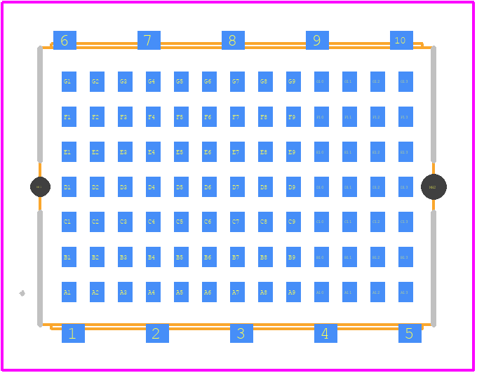 224209 - ERNI PCB footprint - Other - Other - 224209-2