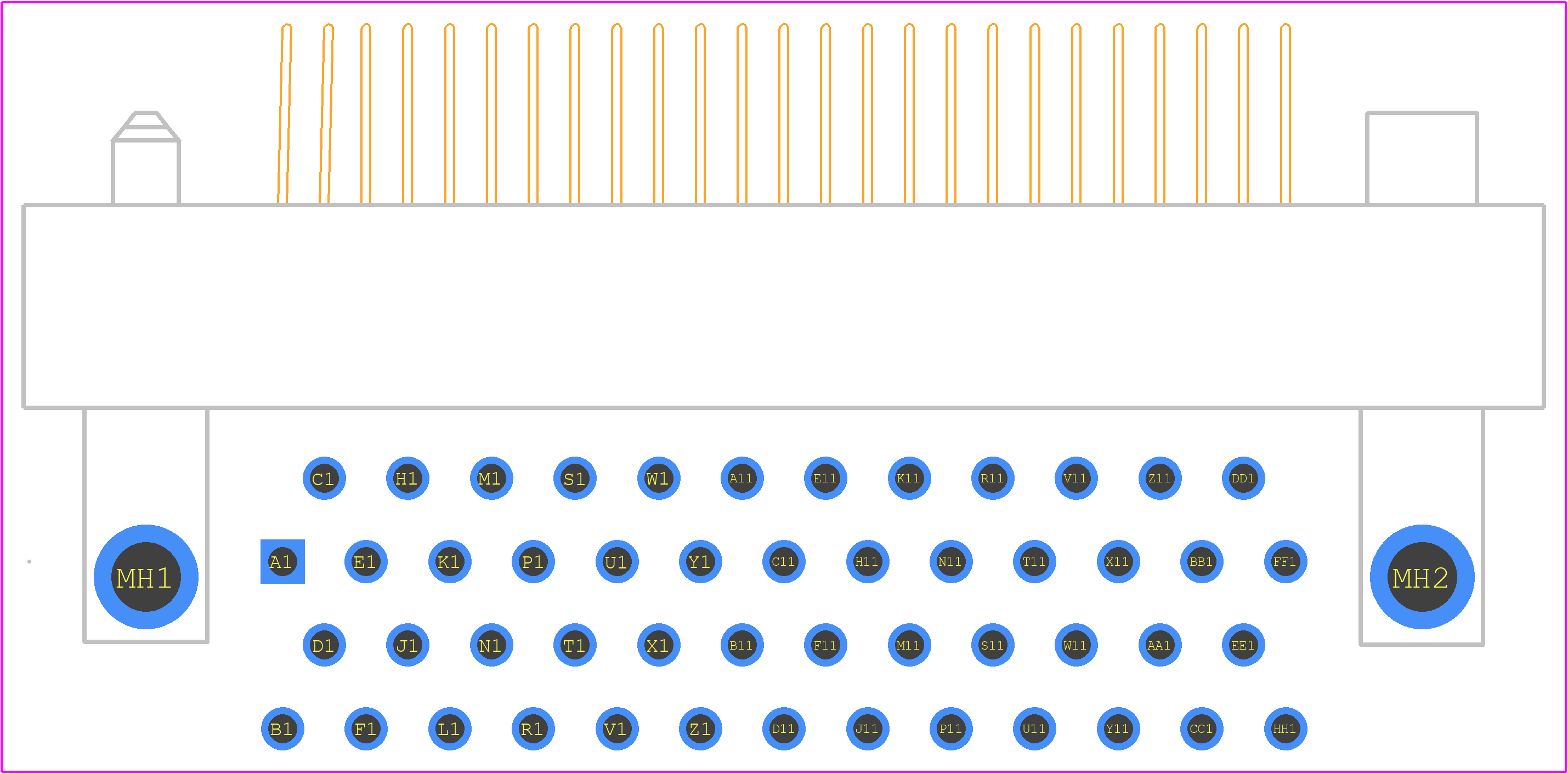GAPL50M0T0LB/AA-14 - Positronic PCB footprint - Other - Other - GAPL50M0T0LB/AA-14-1