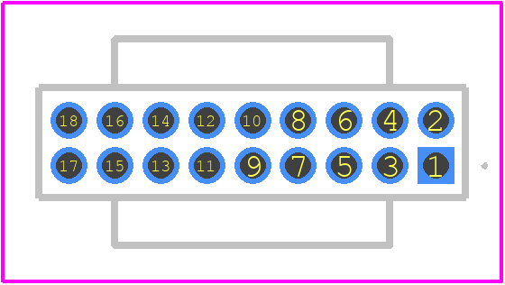 SFMC-109-T1-L-D-P - SAMTEC PCB footprint - Other - Other - SFMC-109-T1-L-D-P-2