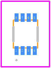 NLA9306USG - onsemi PCB footprint - Other - Other - NLA9306USG-1