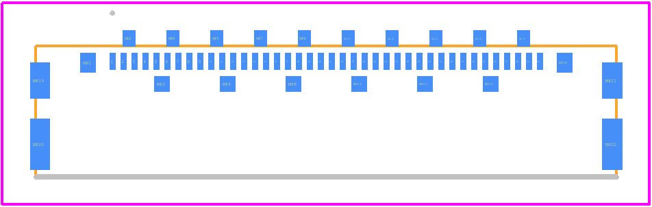 20682-040E-02 - I-Pex PCB footprint - Other - Other - 20682-040E-02-3