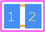 0504B103K101NT - Knowles PCB footprint - Capacitor Chip Non-polarised - Capacitor Chip Non-polarised - 0504 (1210 Metric)