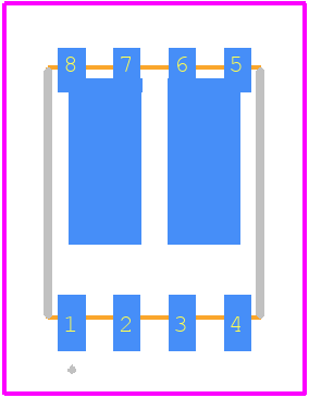 HP8KB7TB1 - ROHM Semiconductor PCB footprint - Other - Other - HP8KB7TB1