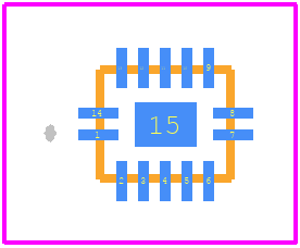 74LCX11BQX - onsemi PCB footprint - Other - Other - 74LCX11BQX-2