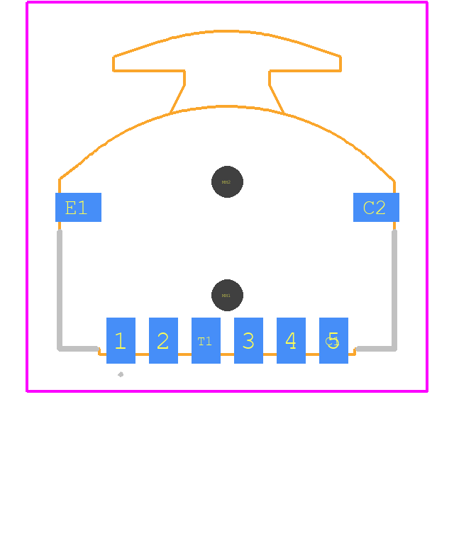 TMHU29 - Jianfu Electronics PCB footprint - Other - Other - TMHU29-2
