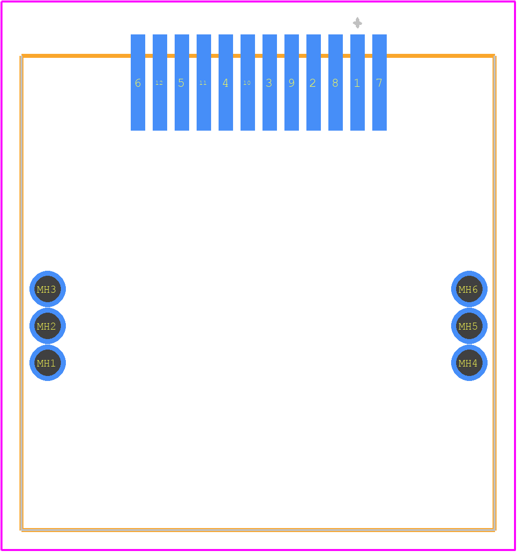 MX34R12HF4T - JAE PCB footprint - Other - Other - MX34R12HF4T-4