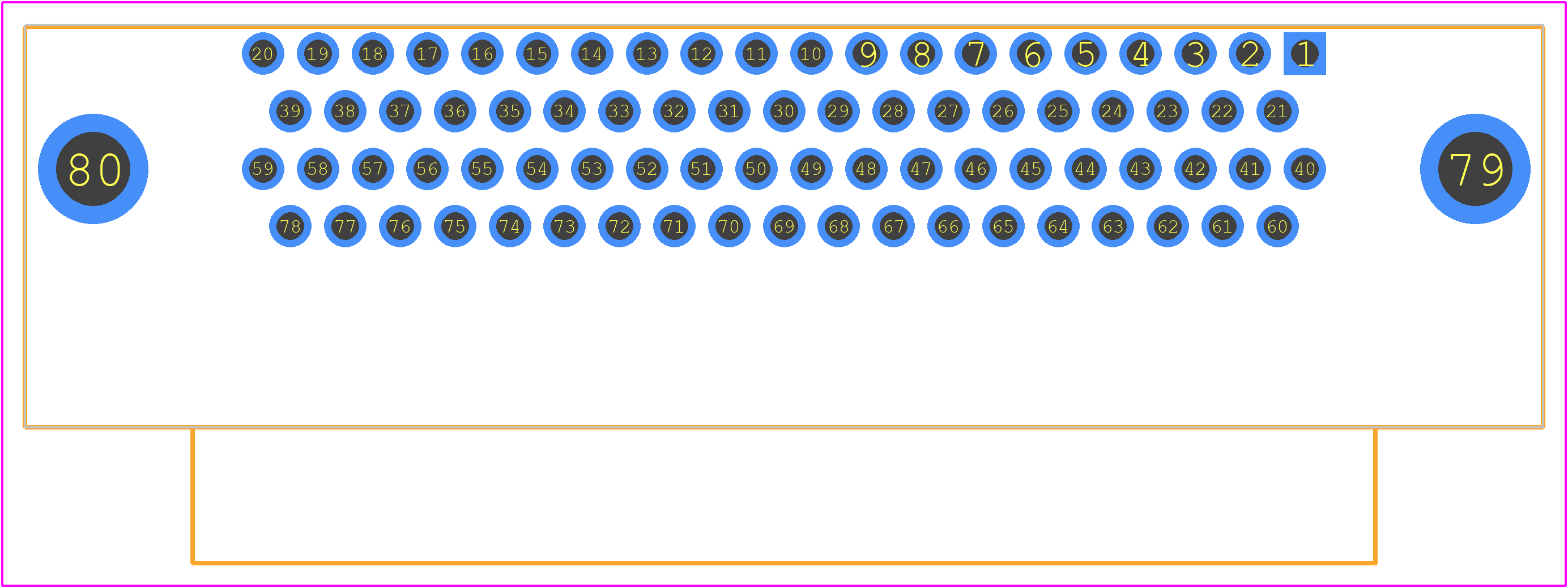 2311772-1 - TE Connectivity PCB footprint - Other - Other - 2311772-1-2