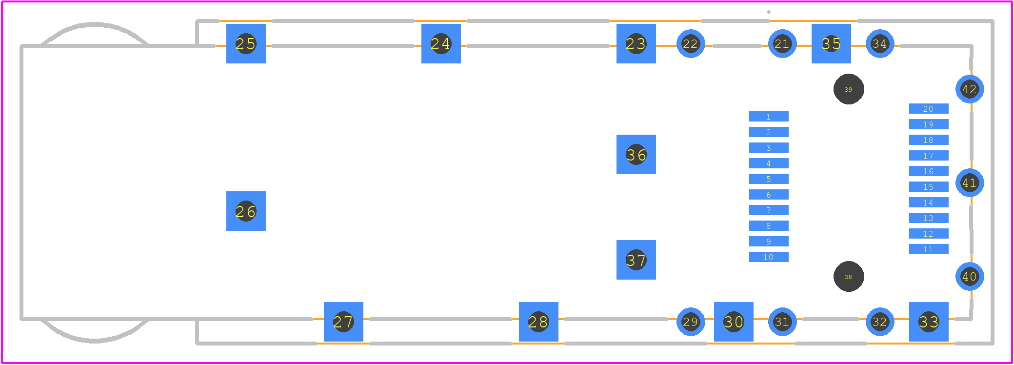 2291579-1 - TE Connectivity PCB footprint - Other - Other - 2291579-1-3