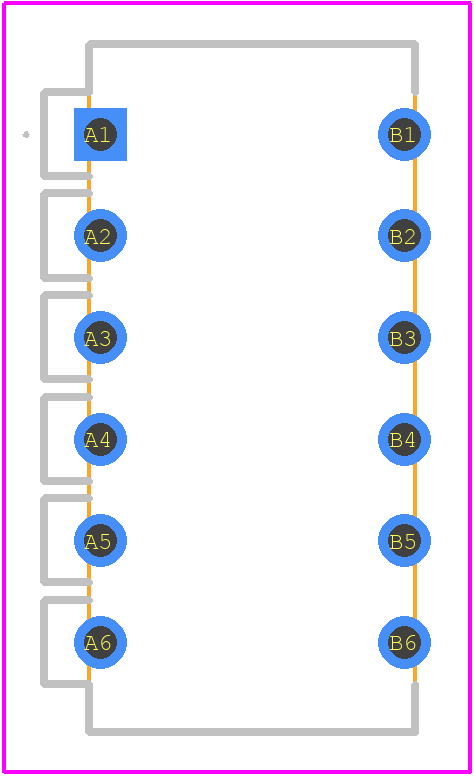 1-1571999-6 - TE Connectivity PCB footprint - Other - Other - 1-1571999-6-3