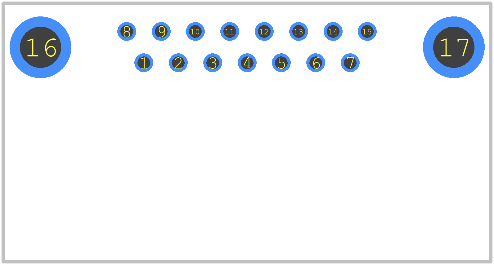 1-1634585-2 - TE Connectivity PCB footprint - Other - Other - 1-1634585-2