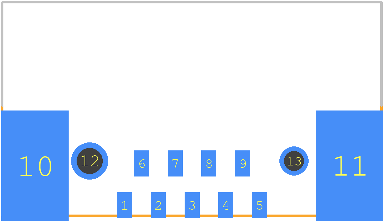 1-1740195-2 - TE Connectivity PCB footprint - Other - Other - 1-1740195-2