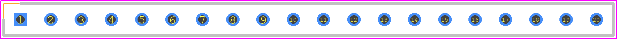 1-1814655-5 - TE Connectivity PCB footprint - Header, Vertical - Header, Vertical - 1-1814655-5