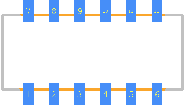1-1825010-8 - TE Connectivity PCB footprint - Other - Other - 1-1825010-8
