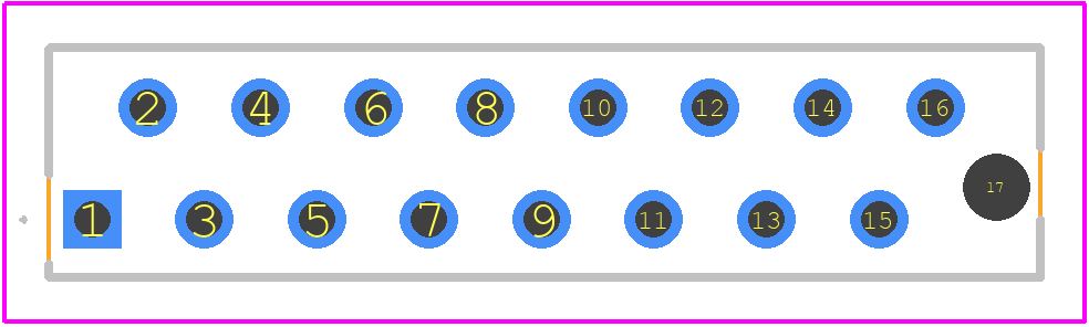 1-215079-6 - TE Connectivity PCB footprint - Other - Other - 1-215079-6-4