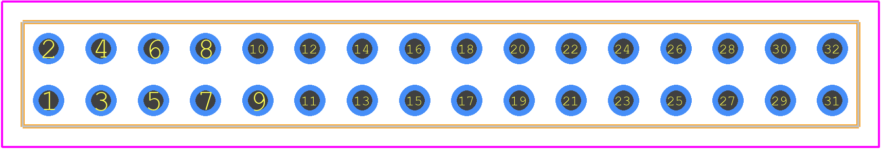 1-215307-6 - TE Connectivity PCB footprint - Other - Other - 1-215307-6-1