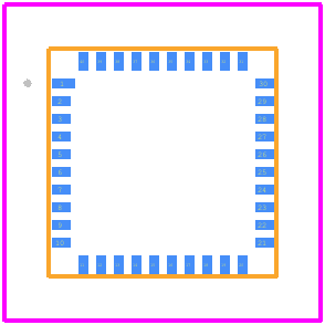 DW3300QTR13 - Qorvo PCB footprint - Other - Other - 40 Pin LGA_2024