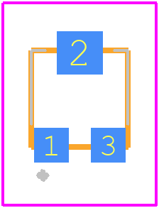3203X1K - TE Connectivity PCB footprint - Other - Other - 3203X1K-2